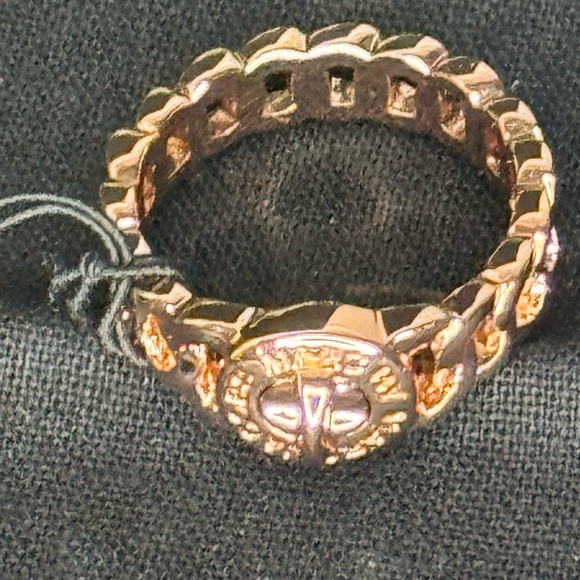 MARC by MARC JACOBS - NWT Turnlock Rose Gold Fashion Sz M/L (7-8) - Picture 5 of 7